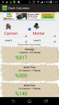 Calculator for Clash, Memudahkan Anda Mengatur Strategi pada Game Clash of Clans 